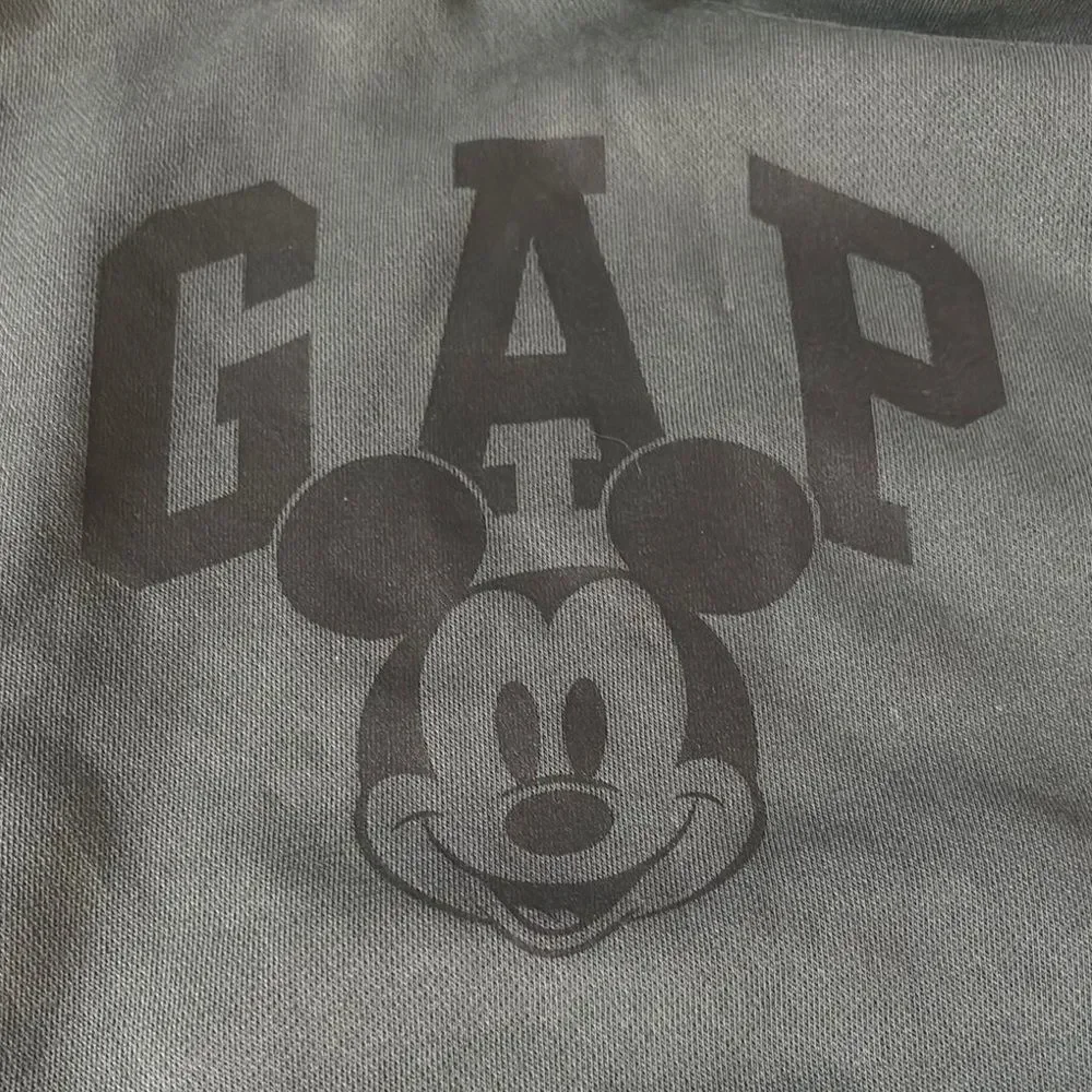 NWOT GAP Youth GREEN Hoodie with Iconic MICKEY Mouse size Youth L